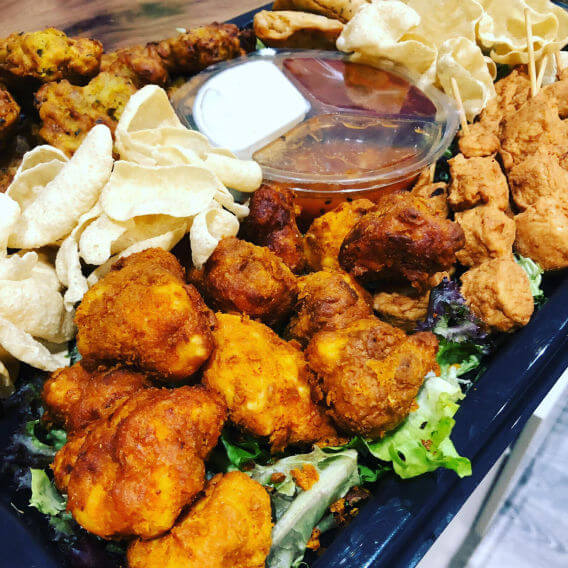 catering platter for office meeting